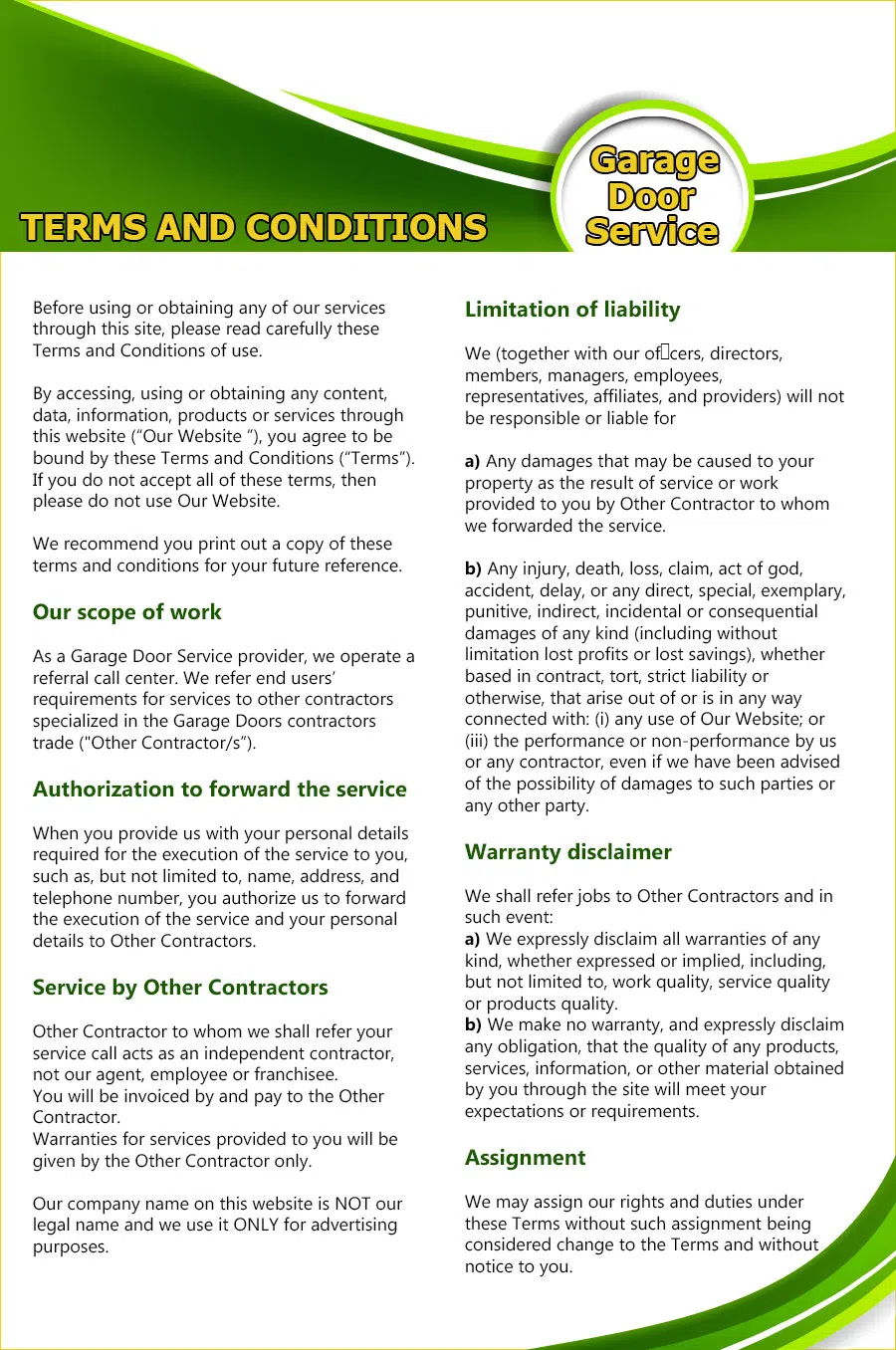 Master Garage Door Service Oxford, MA 508-506-3112